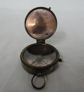 Victorian Pocket Compass Vintage Dollond London Compass 2 Pocket Poem