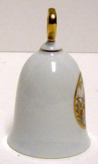 Dollywood Souvenir Chokin Like Art Bell Heart Handle Porcelain Japan