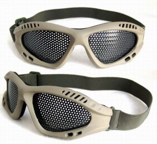  Metal Mesh Eye Fly Goggle Anti Impact Airsoft Paintball BB Gun