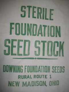 downing foundation seeds new madison greenvile darke county ohio seed