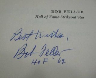 bob feller hall of fame strikeout star by gene schoor