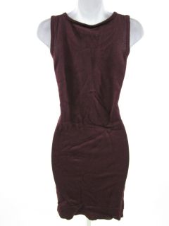 you are bidding on a donna karan company store wine sweater dress size