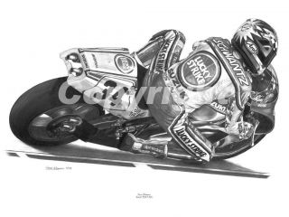 Mick Doohan Rear Print Others by Steve Whyman