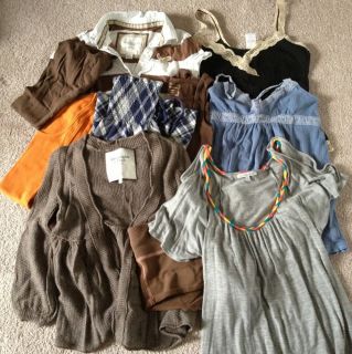 lot of 10 Womens clothing,Abercrombie,a & e,Old Navy, Charlotte Russe