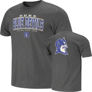 Duke Blue Devils Charcoal Hawk Slub Knit T Shirt