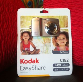 Digital Camera Kodak Easy Share C182 3X Optical Zoom 12 Mega Pixels