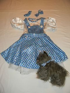Girls RUBIES Wizard of Oz Dorothy costume w Toto Size TODDLER