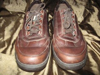 Mephisto Mens Runoff Brown Leather Casual Oxford Walking Shoes Sz9