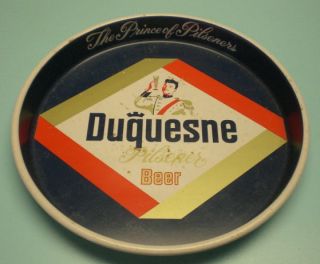 Duquesne Pilsener Beer Metal Tray Vintage