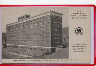 Westinghouse Electric Manufacturing Co East Pittsburgh PA
