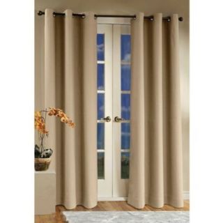 New Thermal Insulated Grommet Top Drapes 160x84 Khaki 