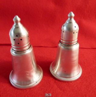 Duchin Creation Pair of Sterling Silver Salt and Pepper Shakers