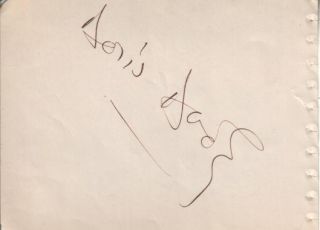 Doris Dudley Autographed Album Page 1940s Popular Actress D.85