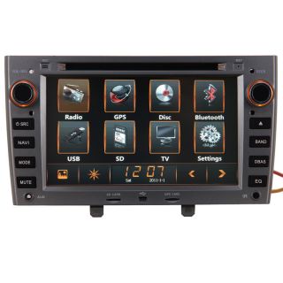 Peugeot 308 Car GPS Navigation System DVD Player