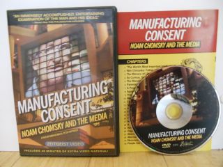  Consent Noam Chomsky and The Media DVD 2002 Zeitgeist Video