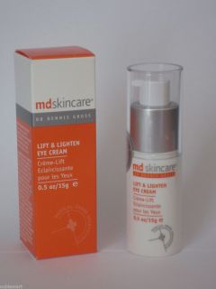 MD Skincare Dr Dennis Gross Lift Lighten Eye Cream 0 5 oz New in Box