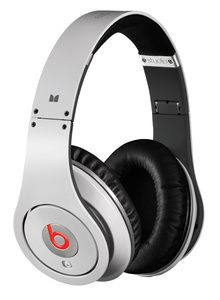 Monster Beats by Dr Dre Studio White Over The Head Headphones