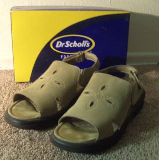 Dr Scholls Footwear Womens Sandal Size 10W Taupe Stella Style 5109483