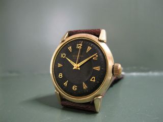 1960s Vintage Winton Automatic Cal as 1361 N 17 J Black Textured Dial