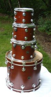 DW Collectors Series Cherry Maple 4pc Drum Set