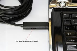 Waterproof Pipe Sewer Drain Rod Endoscope USB Inspection Camera Under