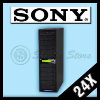 New 1 10 24x SATA DVD CD Duplicators Copier Sony Burner