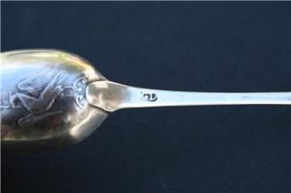 Antique Coin Silver Bird Back Spoon 1700s Phila GD