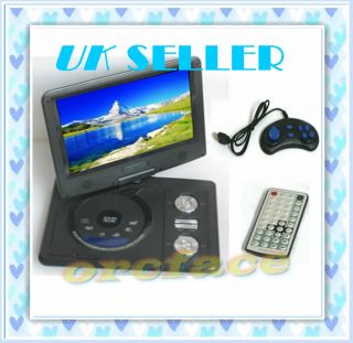  COLOR TFT LCD PORTABLE IN CAR AUTO DVD PLAYER+GAME+CD+VCD+MP3+SD+TV