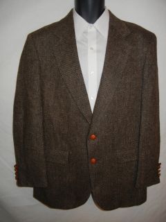 Vintage Mens WOOLRICH Brown Wool Blazer SHARP 40R