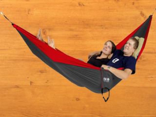 Eagles Nest Outfitters Doublenest Hammock Red Charcoal