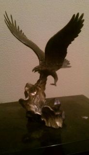 American Eagle Statue Wings of Glory Solid Bronze Statue
