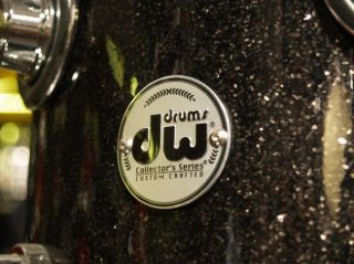 DW Drums Sets Black Ice Drum Workshop 4pc Maple Collectors Series Kit