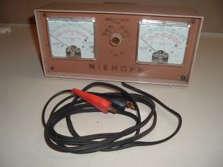 Vintage Niehoff Dwell Tach Meter Tune Up Tool