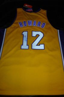 DWIGHT HOWARD Los Angeles Lakers Hand Signed GOLD Jersey Custom Nike