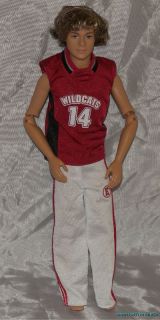  High School Musical 10.5 TROY BOLTON Zac Efron Jointed Doll w/ Outfit