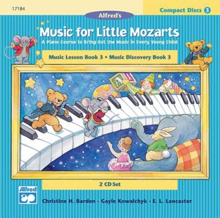 Alfred Music Little Mozarts CD 2 Disk Sets for Lesson Discovery Books