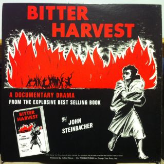 JOHN STEINBACHER BOOK bitter harvest LP VG+ ORANGE TREE PRESS Vinyl
