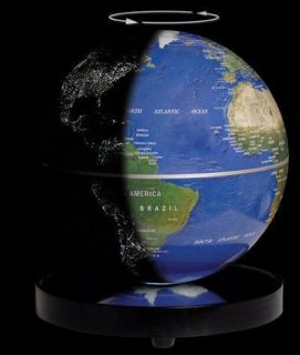Fascinations 6 City Light Rotating Earth Geographical Globe