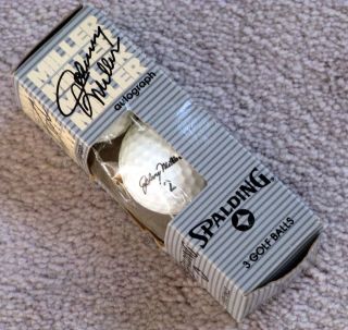RARE Vintage JOHNNY MILLER Spalding Autograph Golf Balls in ORIGINAL
