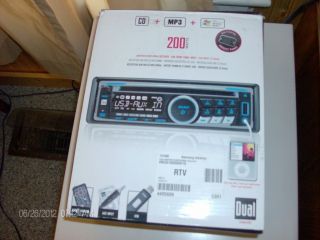 DUAL XDM6350 CAR AUDIO STEREO CD MP3 SD SLOT USB PLAYER RECEIVER RADIO