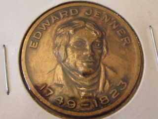 Edward Jenner Medal 1749 1823 Introduced Vaccinations