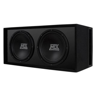 MTX Audio RTL12X2D 1000W Dual 12 Rtl Series Vented Loaded Subwoofer