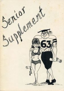 1963 East Lansing Michigan High School Yearbook Senior Supplement