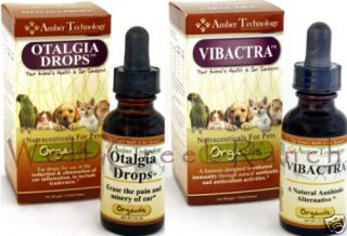 Otalgia Drops Vibactra Antibiotic Dog Pet Ear Infection