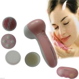 in 1 Electric Facial Hand Body Skin Cleaner Massager Brush