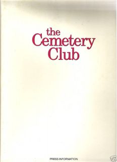 The Cemetery Club 1993 Olympia Dukakis Orig Press Kit