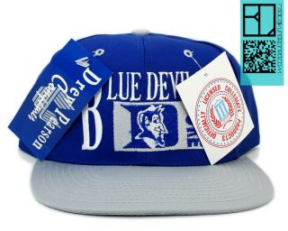 Authentic NCAA Deadstock Vintage Duke University Bluedevils Snapback