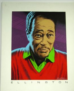 Duke Ellington Acrylic Painting Mark Hild II Portrait US Icon Artwork