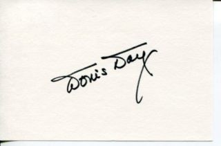 Doris Day The Man Who Knew Too Much Pillow Talk Calamity Jane Signed