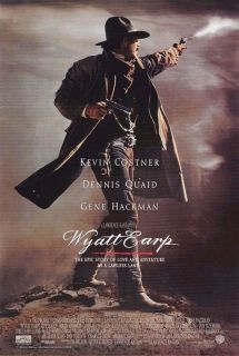 Wyatt Earp Movie Poster 1 Sided Kevin Costner Western